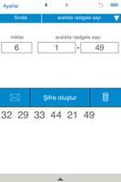 Rastgele Sayı Üreteci Ekran Görüntüsü 2