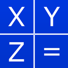 Sistema de ecuaciones lineales icono