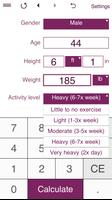 TDEE + BMR + BMI Calculator تصوير الشاشة 2