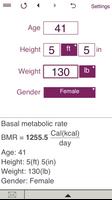 TDEE + BMR + BMI Calculator screenshot 3