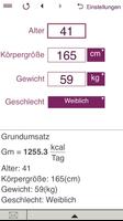 Kalorienbedarfsrechner + Grund Screenshot 3