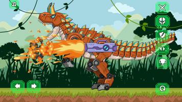 Toy Robot Dino War Carnotaurus ポスター