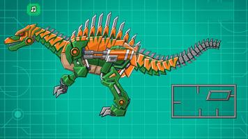 Assemble Robot War Spinosaurus Affiche