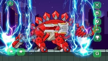 Assemble Robot War Stegosaurus Cartaz