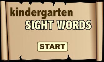 Kindergarten Sight Words Free الملصق