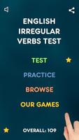 English Irregular Verbs Test - Free Affiche