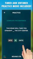 Prepositions Grammar Test Screenshot 2