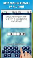 English Riddles Guessing Game Poster