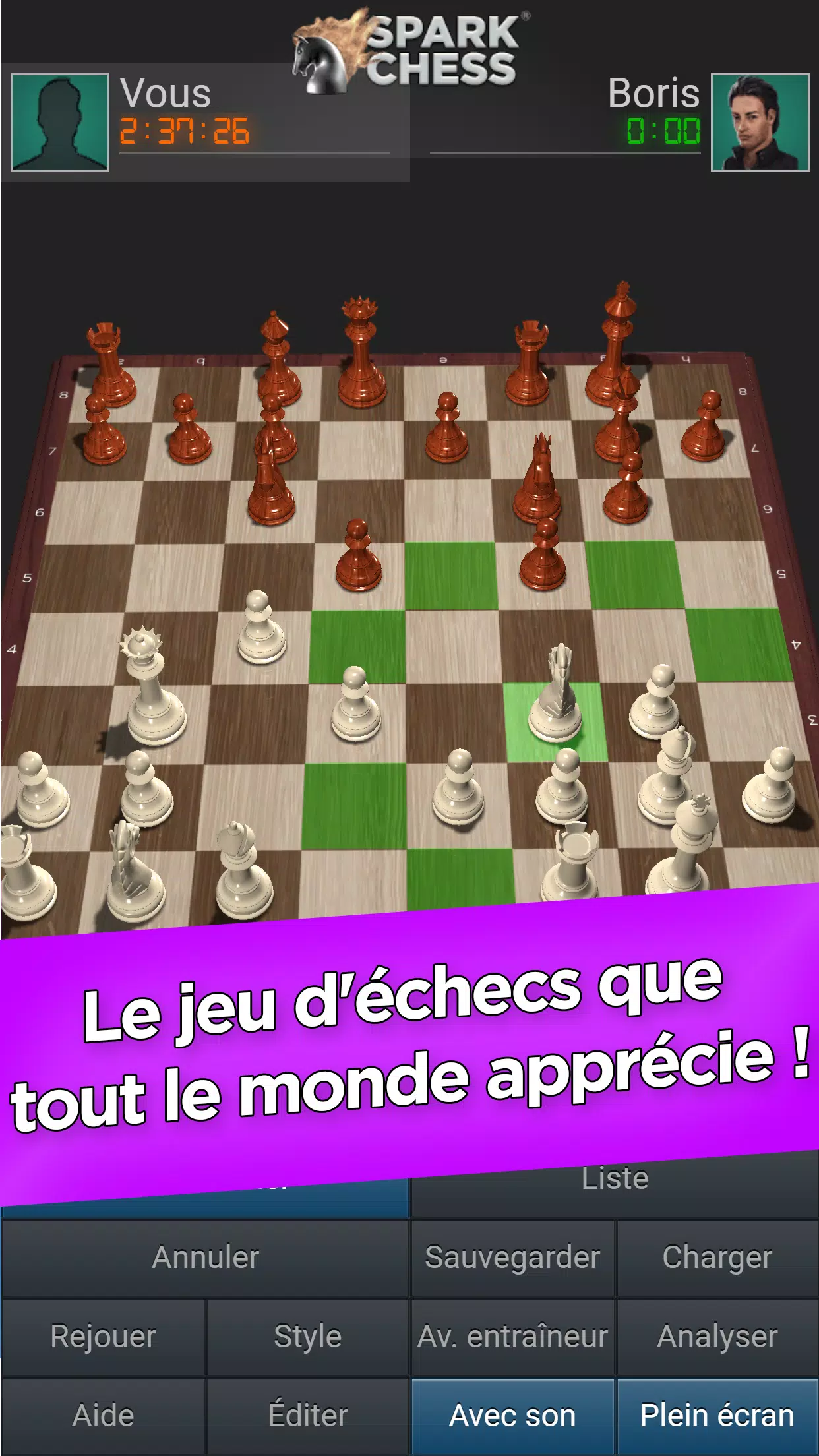 SparkChess APK pour Android Télécharger