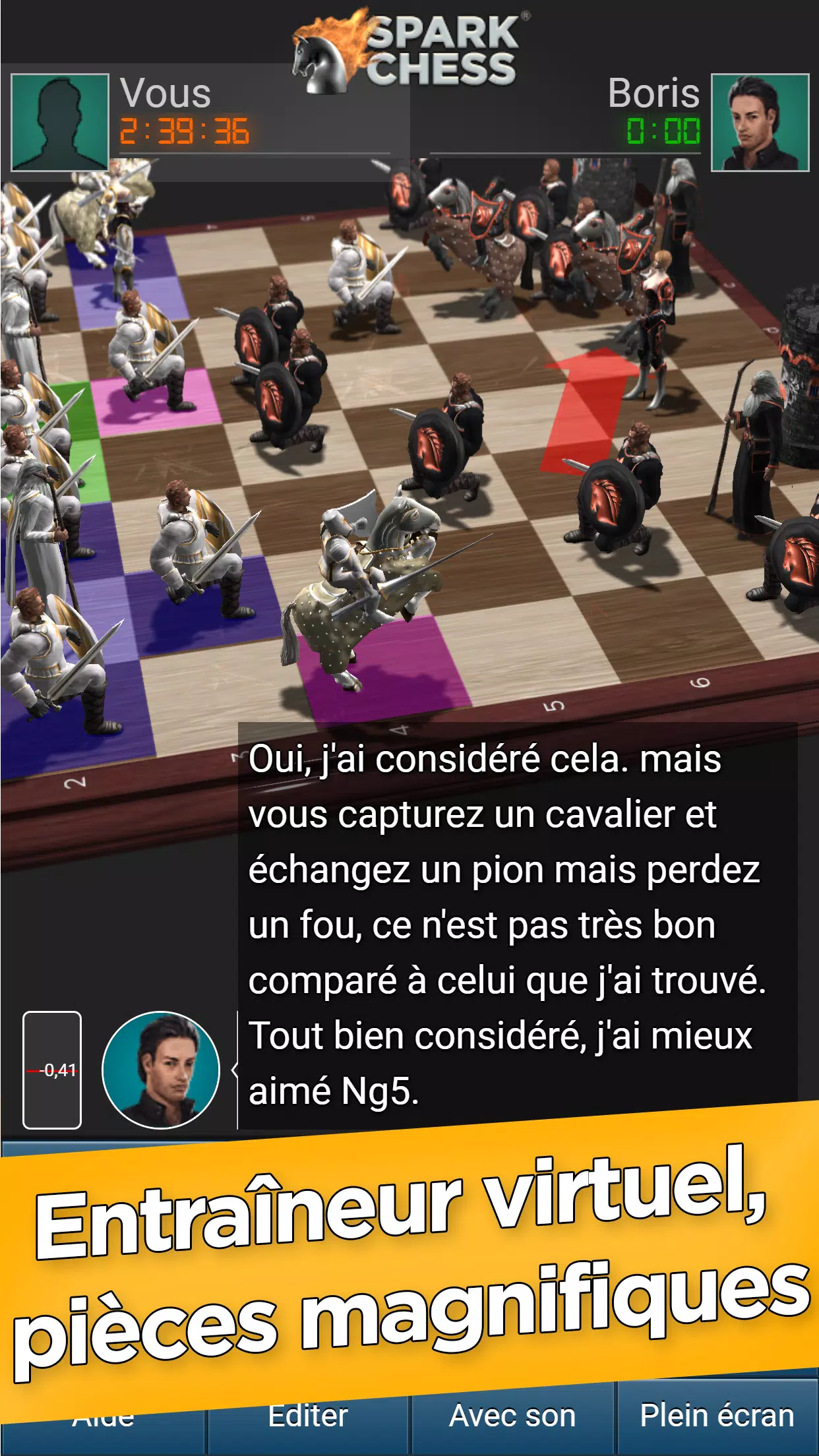 SparkChess APK pour Android Télécharger