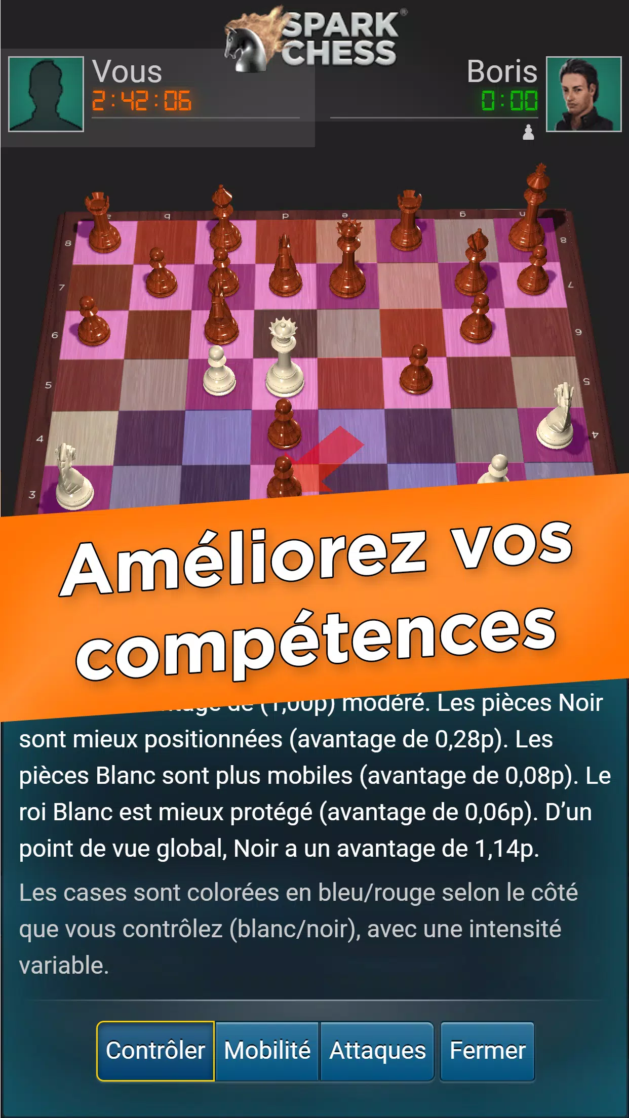 Télécharger SparkChess Lite pour iPhone / iPad sur l'App Store (Jeux)