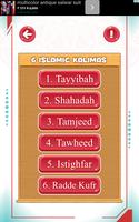 3 Schermata Arabic alphabets and 6 kalimas
