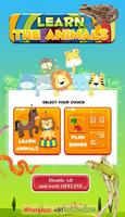 Learn the Animals Affiche