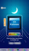 Six Kalimas with Audio Plakat