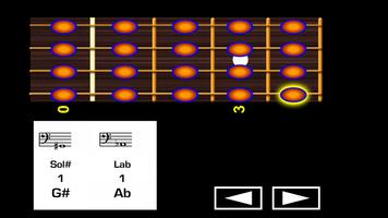 Les Notes de la Guitare Basse capture d'écran 1