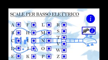 Poster Scale per Basso elettrico