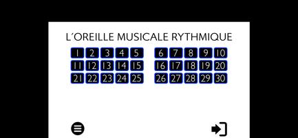 L´OREILLE MUSICALE RYTHMIQUE Affiche