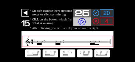 L´OREILLE MUSICALE RYTHMIQUE PRO capture d'écran 3