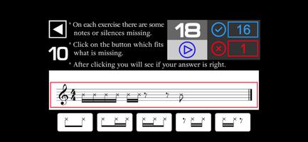 L´OREILLE MUSICALE RYTHMIQUE PRO capture d'écran 2