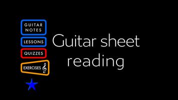 Guitar Sheet Reading poster