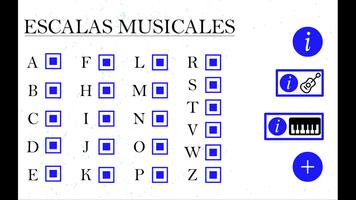 Escalas Musicales Poster