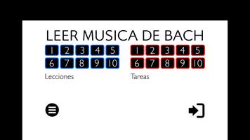 Leer Música de Bach Poster