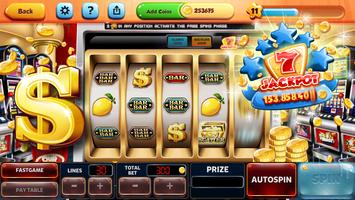 Jackpot Casino Party Slots Affiche