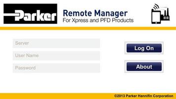 1 Schermata Parker Remote Manager