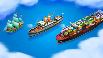 Sea Port: 在战略模拟中建设城镇和运送货物 截图 1