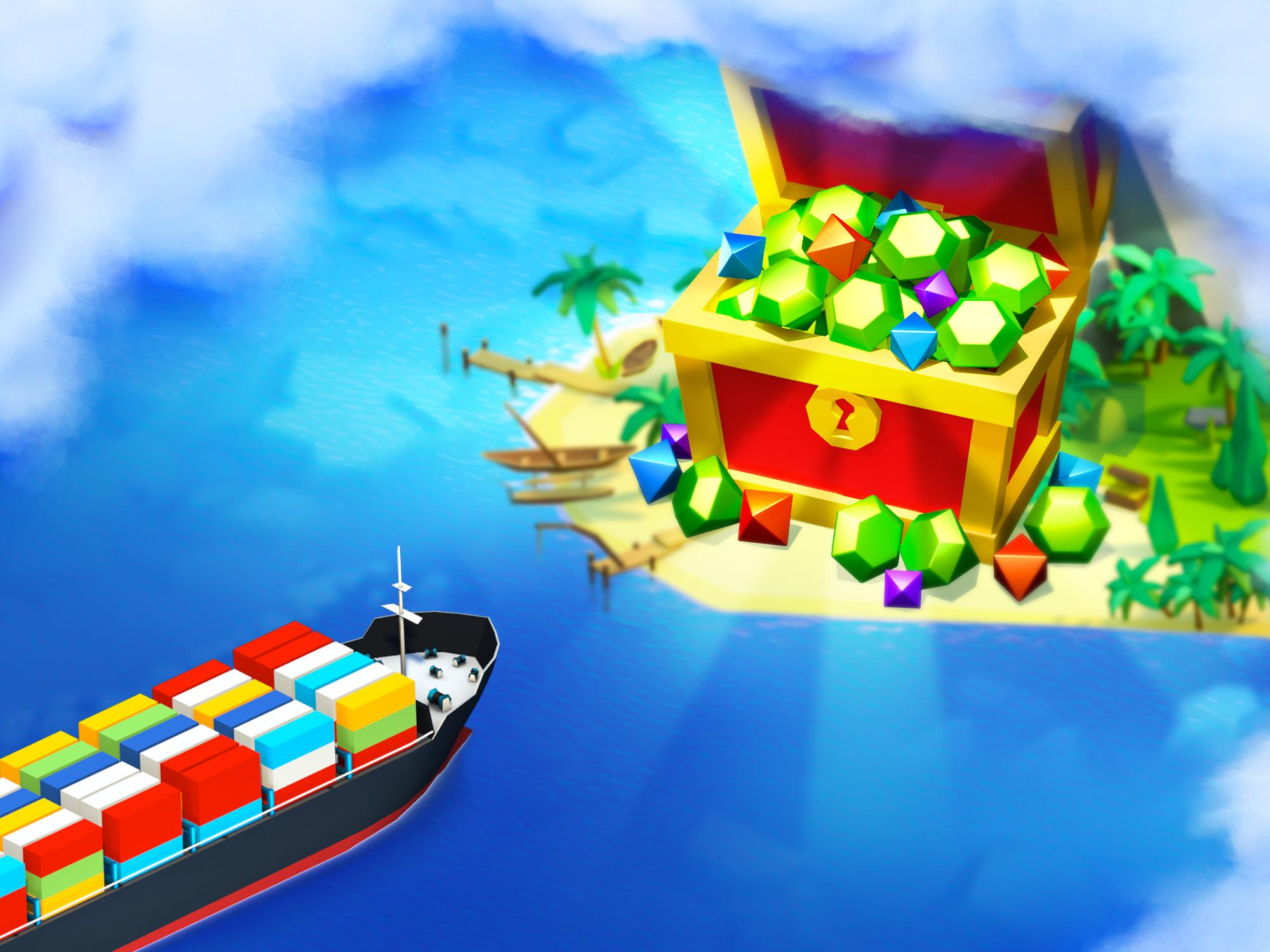 Sea Port: Build Town &amp; Ship Cargo in Strategy Sim APK 1.0 ...