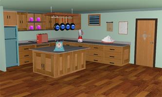 3D Escape Games-Puzzle Kitchen screenshot 1
