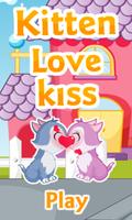 Kissing Game-Kitten Love Fun الملصق