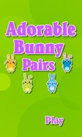 Bunny Matching Game Affiche