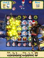 Hip Hop Christmas match 3 puzzle & match 3 games Affiche