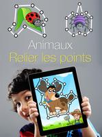 Animals - Relier les points pour les enfants Affiche