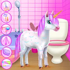 Cute Unicorn Caring & Dressup APK download