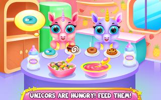 Baby Unicorns Caring & Dressup постер