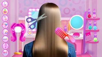 Princess Girl Hair Spa Salon Affiche