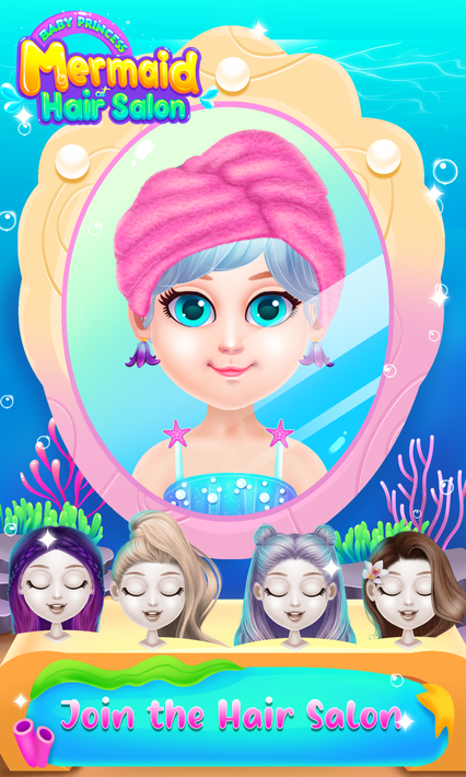 Princess Mermaid At Hair Salon screenshot 11