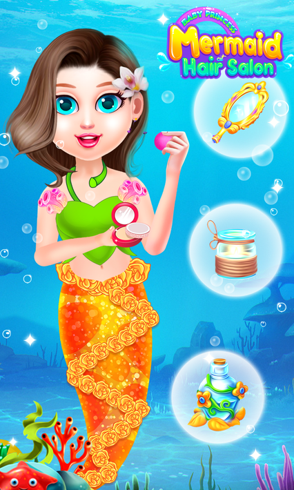 Princess Mermaid At Hair Salon screenshot 22