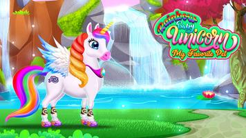 Rainbow Baby Unicorn Pet Ekran Görüntüsü 3