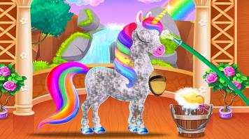 Rainbow Baby Unicorn Pet captura de pantalla 2