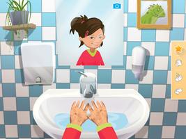 L'aventure du lavage des mains d'Ella Affiche