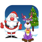 santa's reindeer care games icon