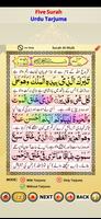 Five Surah Urdu Tarjuma screenshot 3