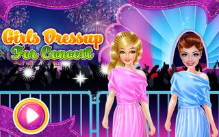 Girls Dress Up for Concert plakat
