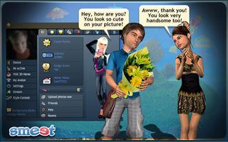 Smeet 3D Social Game Chat ภาพหน้าจอ 1