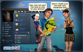 Smeet 3D Social Game Chat capture d'écran 1