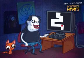 Troll Face Quest Internet Meme ポスター