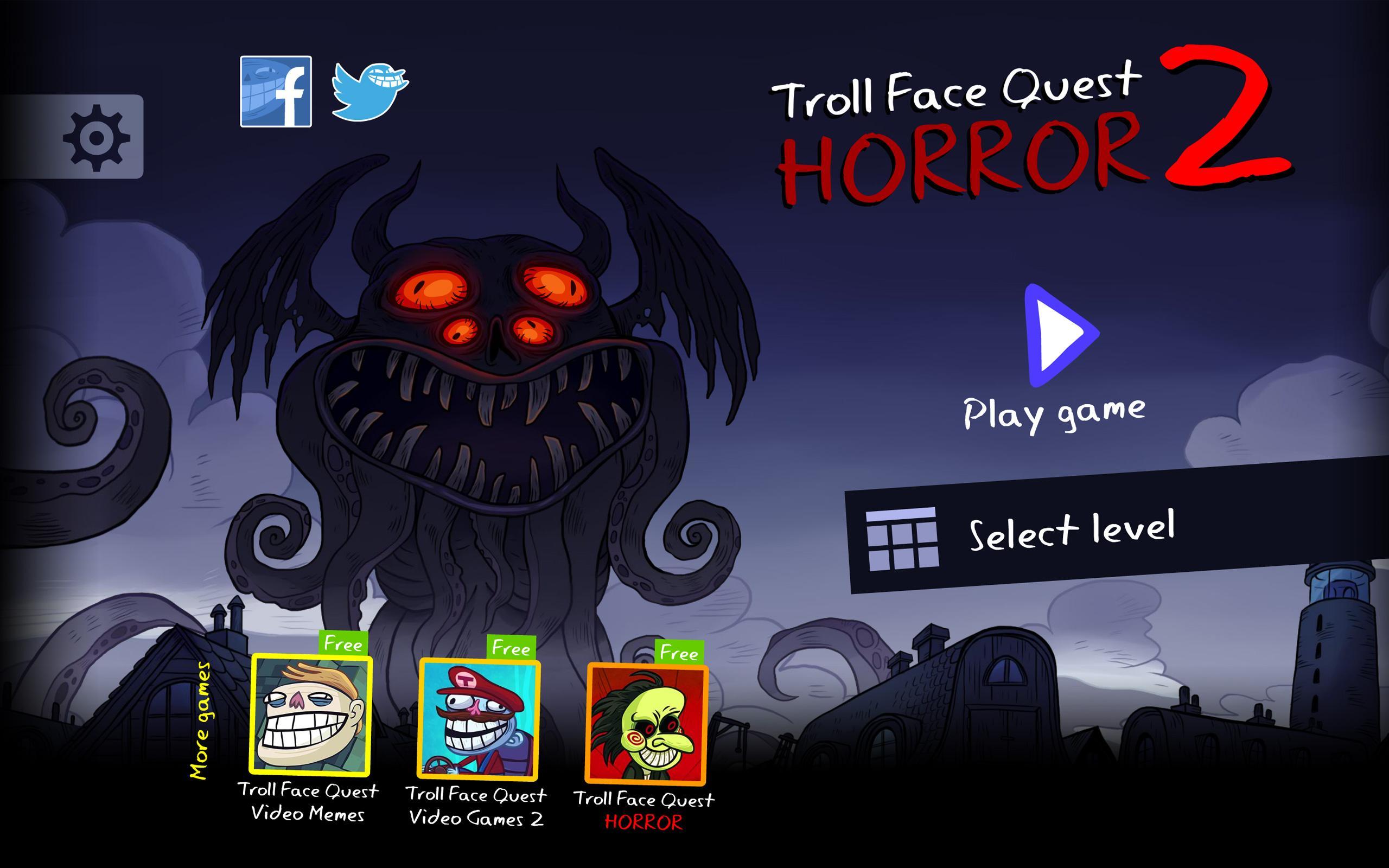 Troll quest 2. Игра troll face Quest Horror. Тролль квест хоррор 2. Trollface Хэллоуин игра.